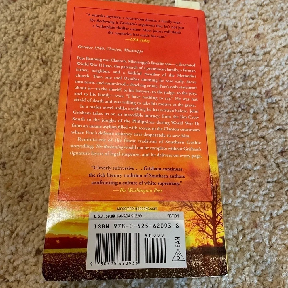 The Reckoning by John Grisham (Paperback)